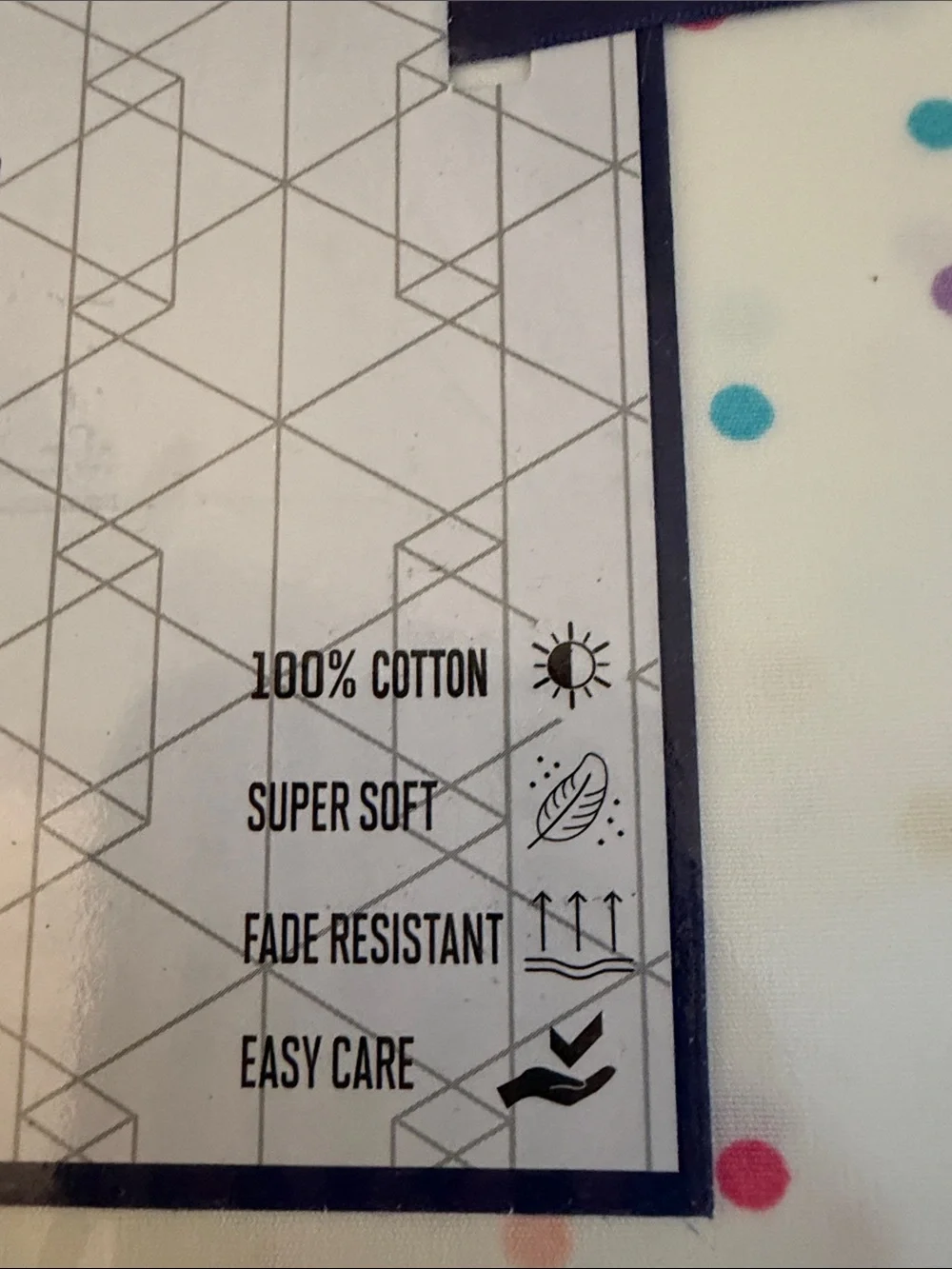 NWT 4 pc 100% Premium Cotton white with polka dots Sheet Set Full 300 thread ct